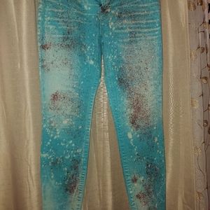 Designer printed jeans